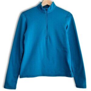 MEC Polartec Expedition Thick Half-Zip Jersey Mock Neck Sweatshirt Youth Sz 14